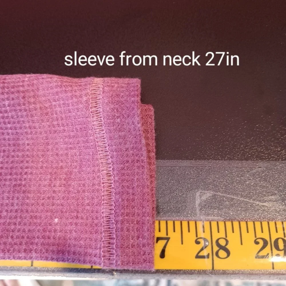 COTTON ON Sz S Oversized Waffle Knit Sweater Mauve Pink Cozy Casual Lounge Fall - Picture 10 of 12